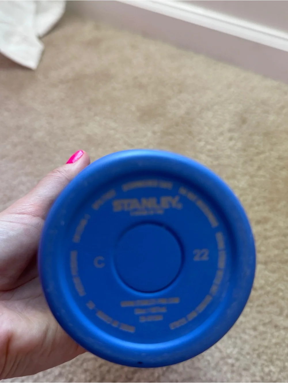 30 oz Stanley Periwinkle Blue Insulated Travel Tumbler with  Lid - Picture 4 of 4